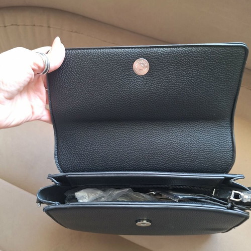 Women's crossbody bag, black, brand new with tag