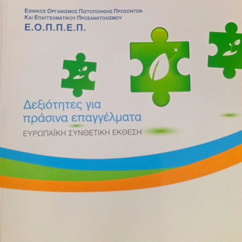 Skills for Green Professions European Synthetic Report like new