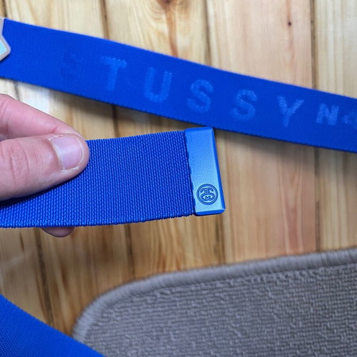 Stussy elastic belt 120cm new, blue