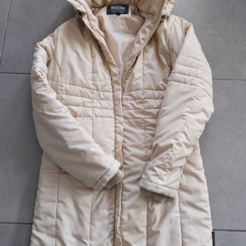 Alpine Pro beige winter jacket like new, removable hood