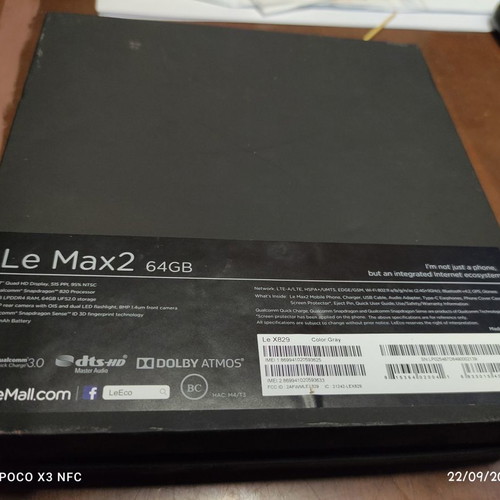 LeEco Le Max 2 (X821) used for parts or repair