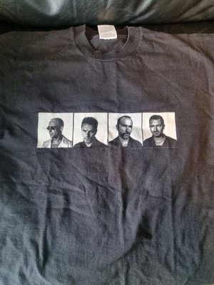 U2 Pop Mart Tour T-shirt used, size L, black