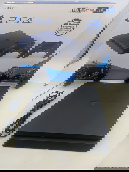 Sony PlayStation 4 Slim 500gb Με Δύο Χειριστήρια