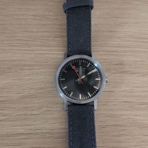 Mondaine 36mm wristwatch