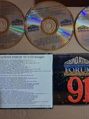 Various Foundations Forum '91 3xCD σαν καινούργιο, metal