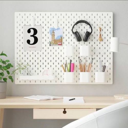 Skadis IKEA set of 13 steel containers new for wall organization