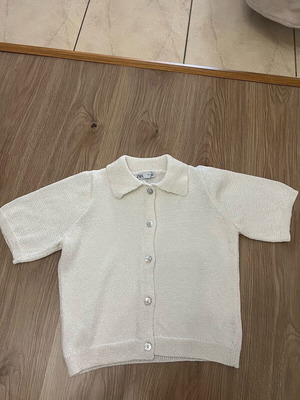 Zara women's top like new, white, size M