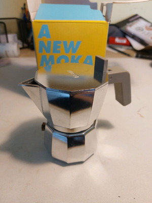 Mokka Alessi espresso coffee maker, new, model DC06/1