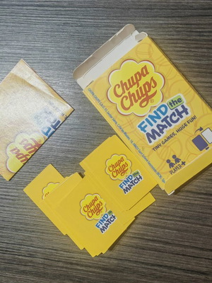 Chupa Chups Mini Games Set like new, collectible