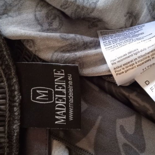 Madeleine evening dress size M lightly used, shades of grey
