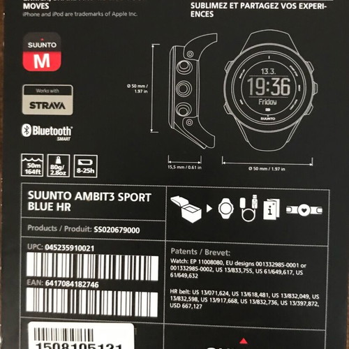 Suunto Ambit3 Sport GPS multisport watch like new