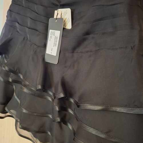 Silk skirt Zini new, black, size M