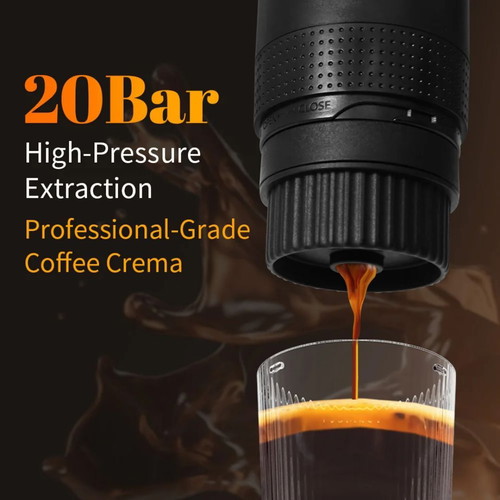 Portable 3-in-1 Coffee Machine new, capsule and ground coffee