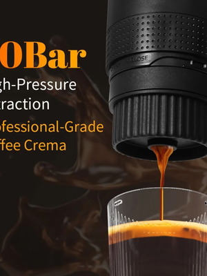 Portable 3-in-1 Coffee Machine new, capsule and ground coffee
