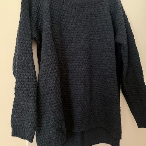 Zara knitted sweater dark blue like new