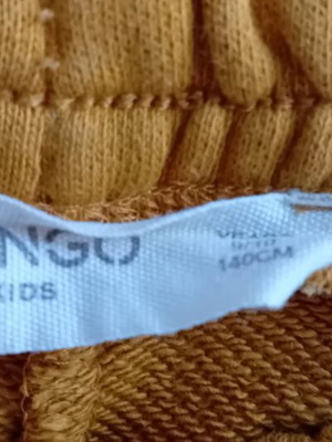 Mango kids bermuda new for 9/10 years yellow size 140 cm