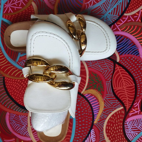 About you white mules like new, size 40