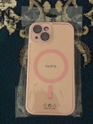 Iphone 15 case new, magnetic matte translucent shockproof armor