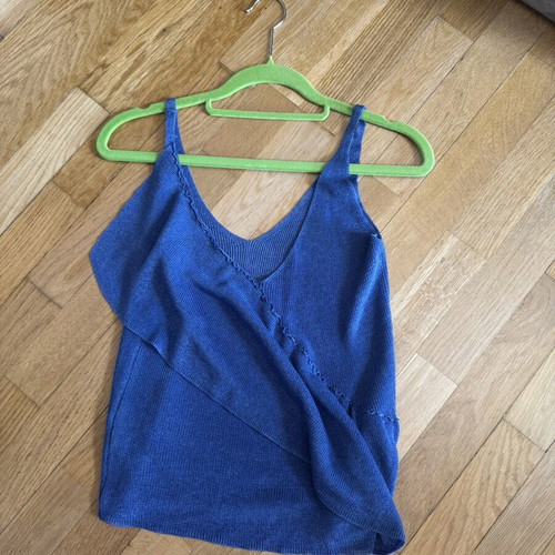 Small blouse with shine new, blue and silver
