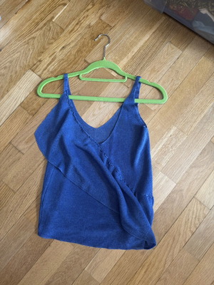 Small blouse with shine new, blue and silver