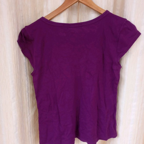 DKNY blouse used, purple, size L