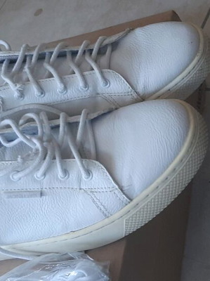 Sneakers Jack & Jones γυναικεία άσπρα σαν καινούργια, μέγεθος 40