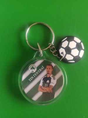 Panathinaikos Tin Gentvai Round Keychain New