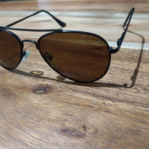 Aviator sunglasses Ojo small size 52mm like new, black and brown