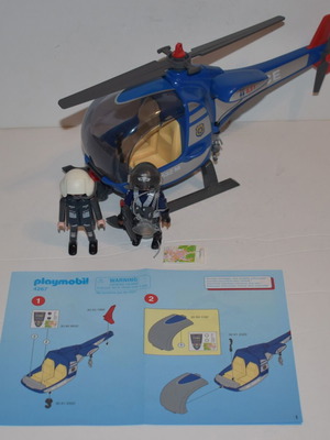Playmobil 4267 police helicopter used
