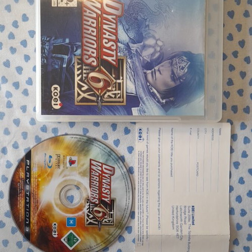 Dynasty Warriors 6 PS3 game like new with disc, case, and booklet