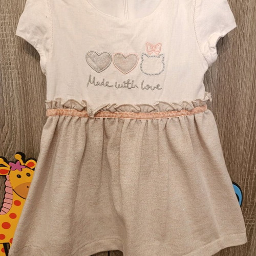 Baby dress and coat set like new, for 18-month-old girl