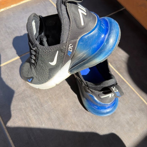 Nike Air Max 270 sports shoes used, size 40, black