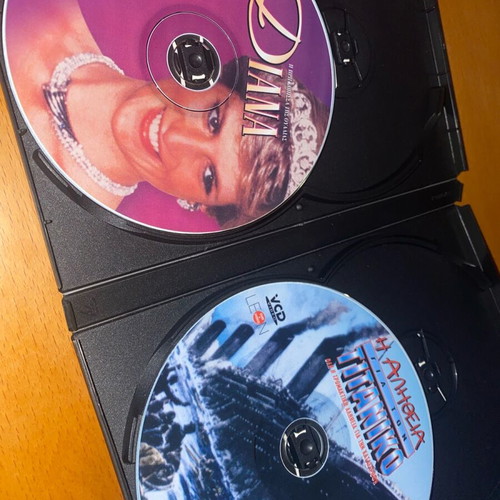 VCD Set Princess Diana and The Truth About Titanic like new