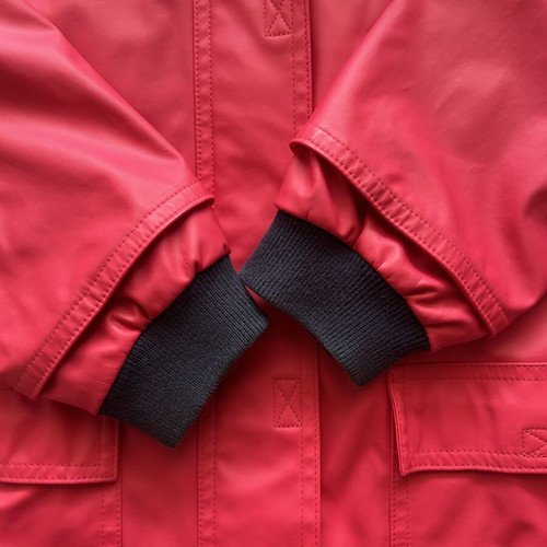 Petit Bateau waterproof parka for girls, pink, size 8 years