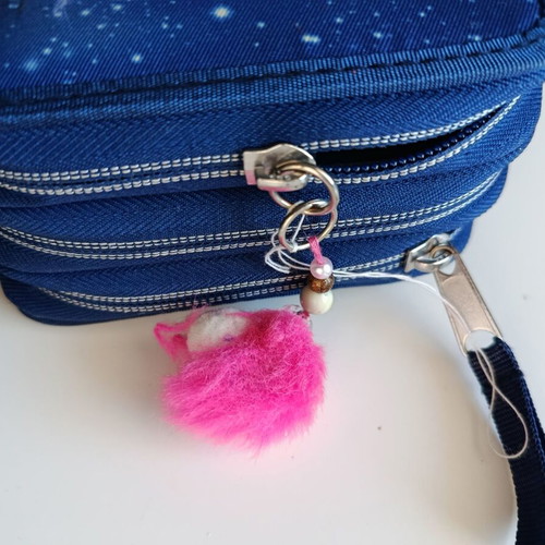 Miss Melody triple pencil case used, filled