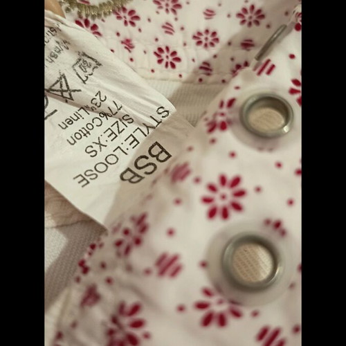 White BSB wide pants like new, size XS
