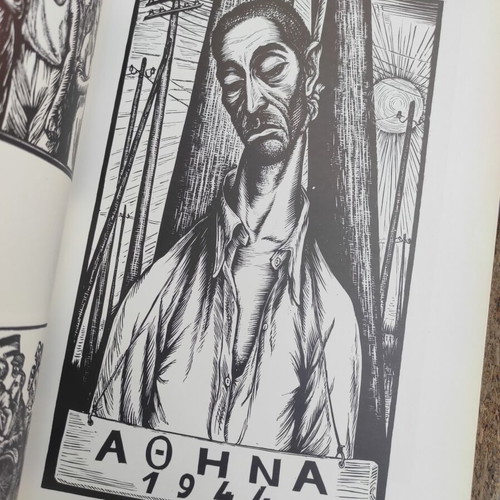 Vasso Katrakis Engravings art book used, Greek arts
