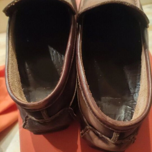 Boss moccasins like new, brown, size 43 with wide fit
