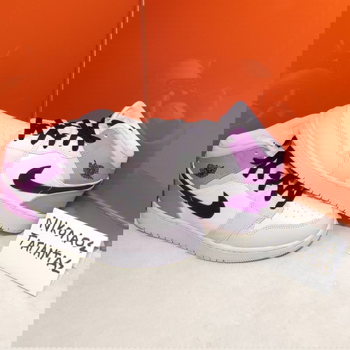 Jordan 1 Mid Barely Grape (GS) ολοκαίνουργια αφόρετα, νούμερο 39 γυναικείο