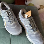 Αθλητικά παπούτσια ASICS GEL-NIMBUS 23 PLATINUM καινούργια, γκρι ασημί, μέγεθος 43,5