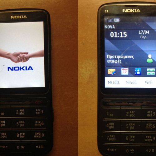 Nokia C3-01 Touch and Type used, gray