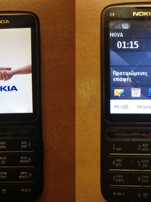 Nokia C3-01 Touch and Type used, gray