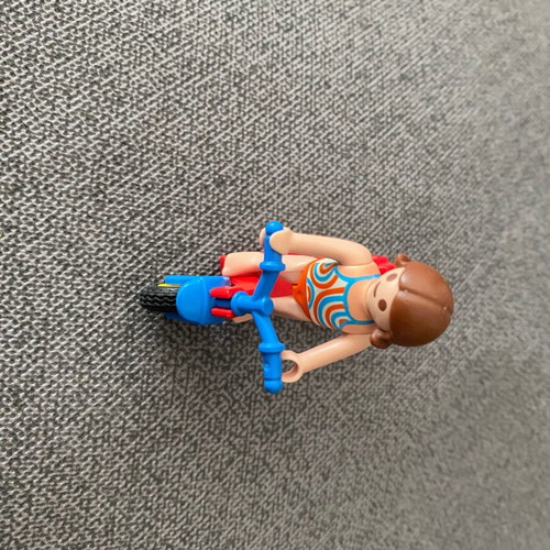 Playmobil child with scooter like new