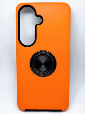 Doeshine калъф за Samsung Galaxy S26 с ударозащита и 360 магнитен ring/kickstand, оранжев