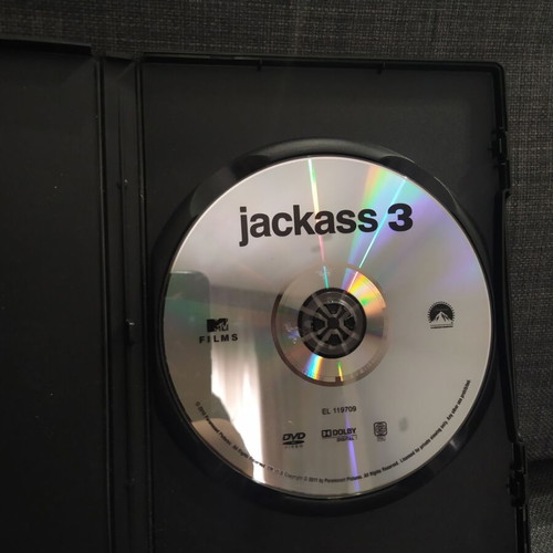 Jackass 3 DVD used, comedy, subtitled