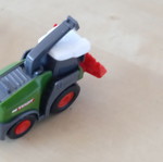 Dickie Toys Fendt Micro Team трактори употребявани, комплект от две, 7см