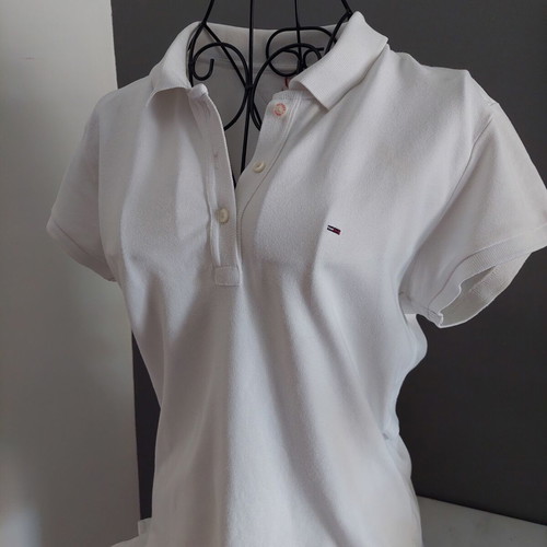 Tommy Hilfiger Denim Polo Shirt white large like new