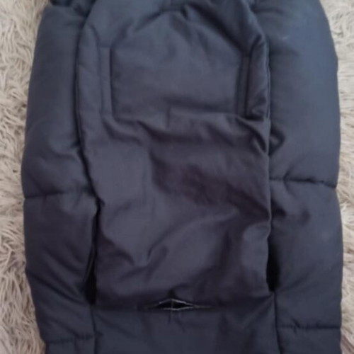 Mucki footmuff by Odenwälder BabyNest like new, light gray