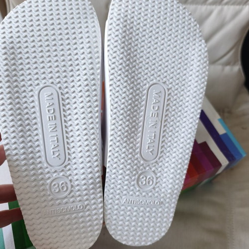 Easy-Walk leather sandals size 36 new, white