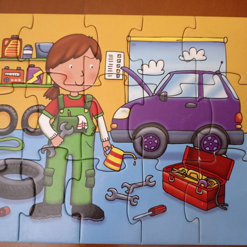 When I Grow Up Puzzles 10-in-1 used, Early Learning Centre